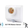 Automatic PIR Infrared Motion Sensor Lamp Holder – E27 Base