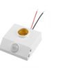 Automatic Human Body Infrared PIR Sensor Bulb Light Base PIR Motion 2 Automatic PIR Infrared Motion Sensor Lamp Holder – E27 Base
