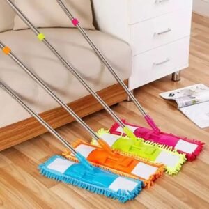 Mop - Floor Cleaner, Home Cleaning Supply, Flat Mop Flat Microfiber Floor Mop – Wet & Dry Home Cleaning Tool